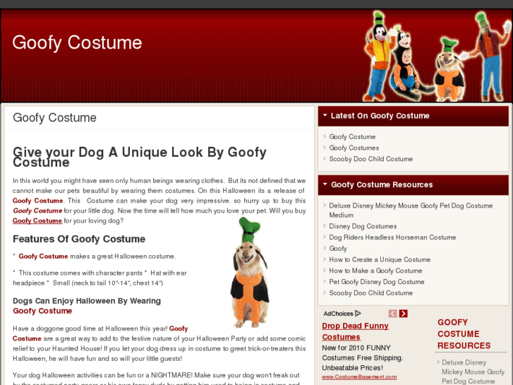 www.goofycostume.net