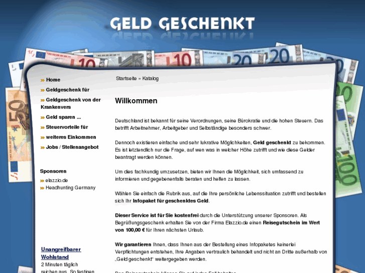 www.geld-geschenkt-bekommen.de