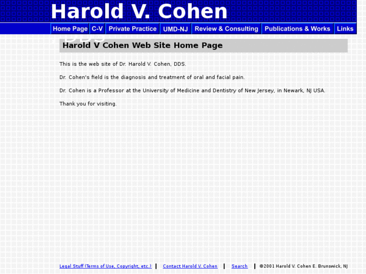 www.haroldvcohen.com
