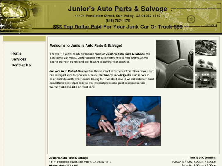 www.juniorsautoparts.com