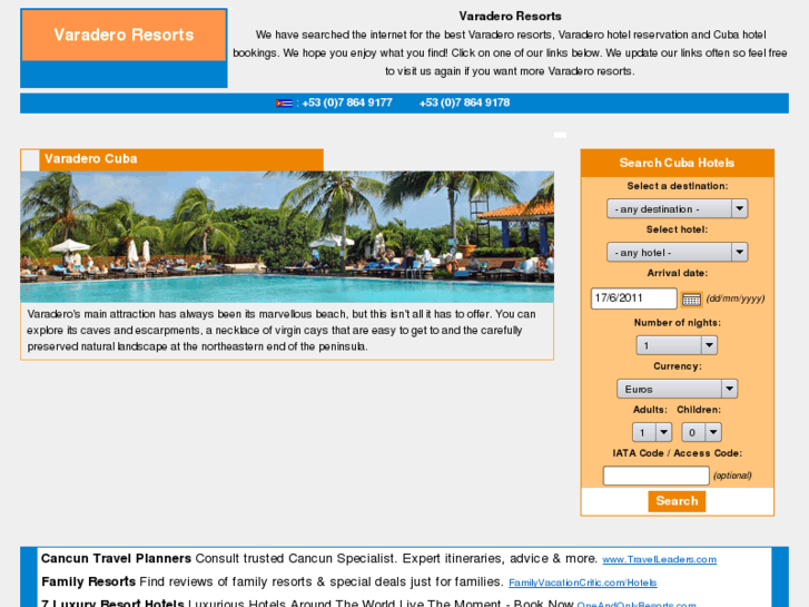 www.varadero-resorts.com