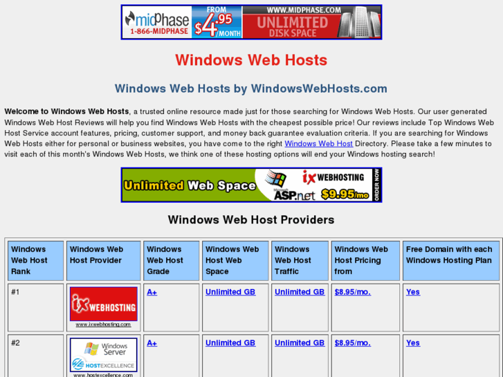 www.windowswebhosts.com