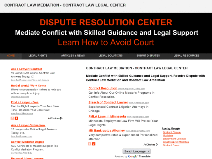 www.contractdisputemediation.com