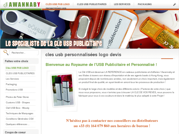 www.usbpersonnalisees.com