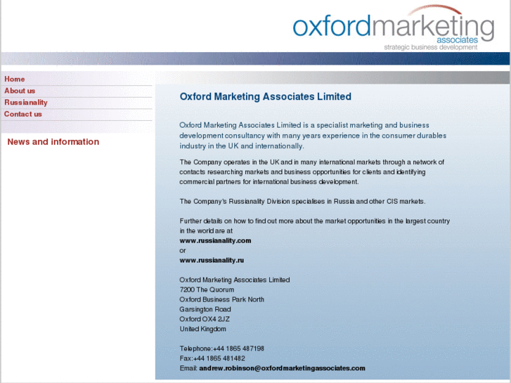 www.oxfordmarketingassociates.com