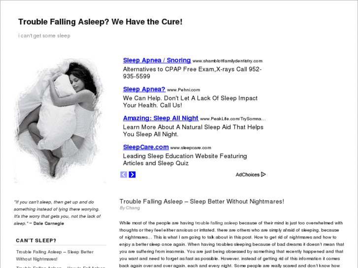 www.stopyoursleeplessnights.com