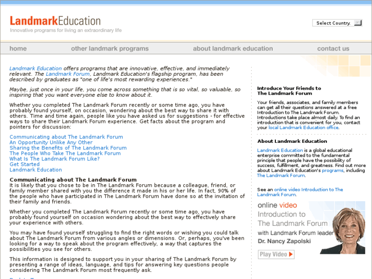 www.sharingthelandmarkforum.com