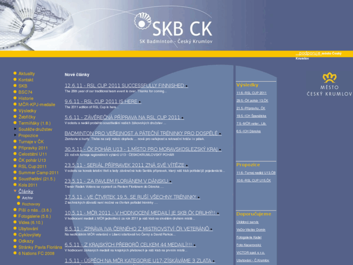 www.badmintonckrumlov.cz