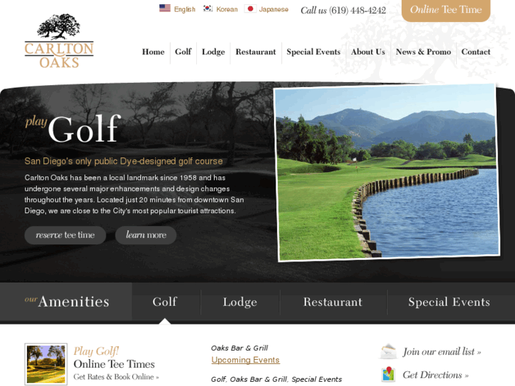 www.carltonoaksgolf.com