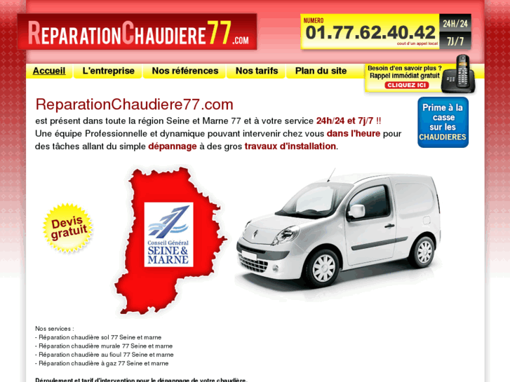 www.reparationchaudiere77.com