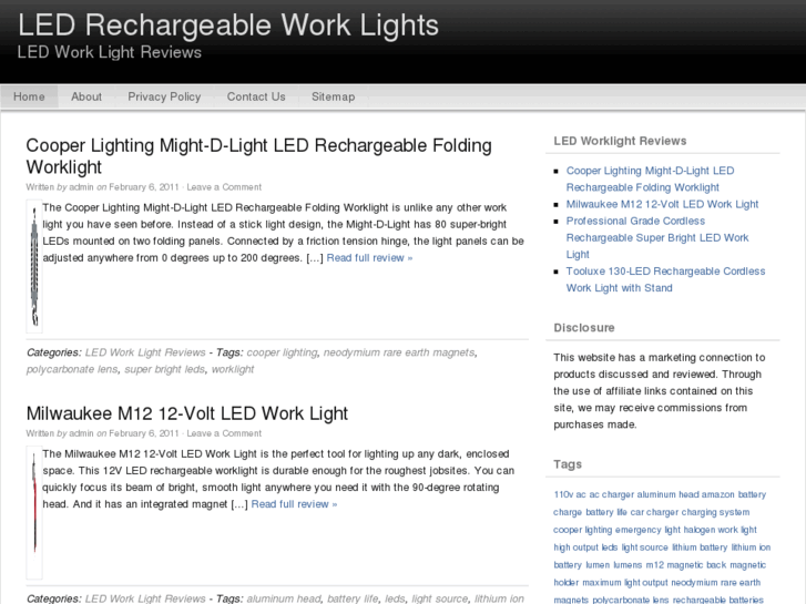 www.ledrechargeableworklight.com