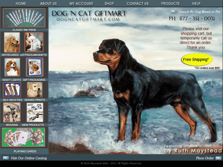 www.dogncatgiftmart.com