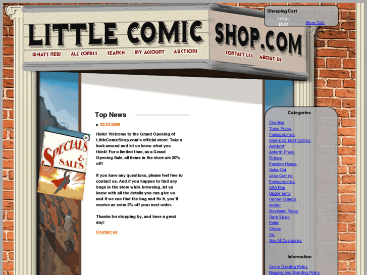 www.littlecomicshop.com