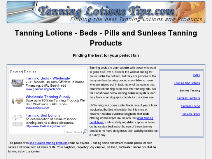 www.tanning-lotions-tips.com
