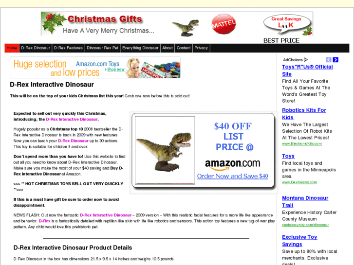 www.d-rexinteractivedinosaur.org