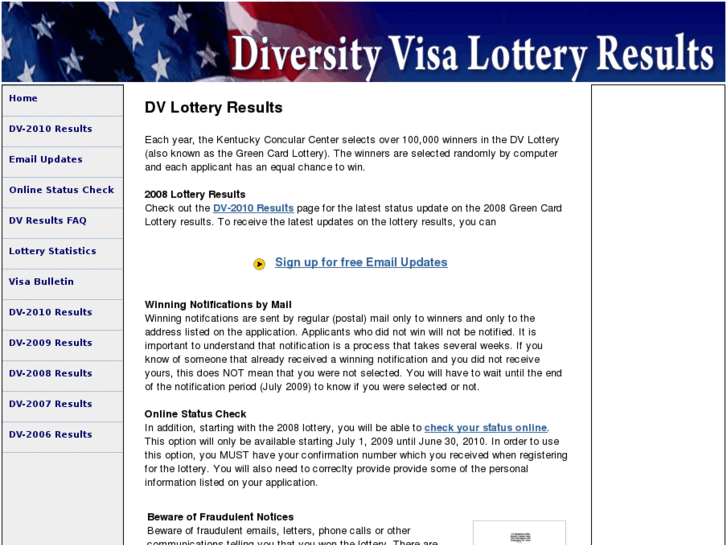 www.dvlottery-results.com