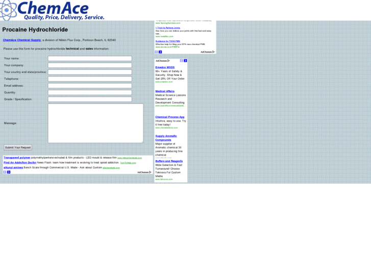 www.procainehydrochloride.com