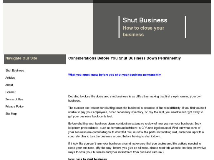 www.shutbusiness.com