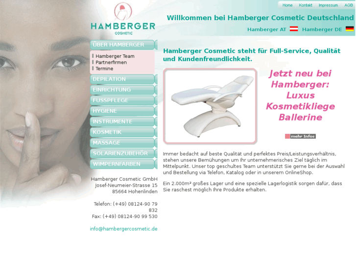 www.hambergercosmetic.de
