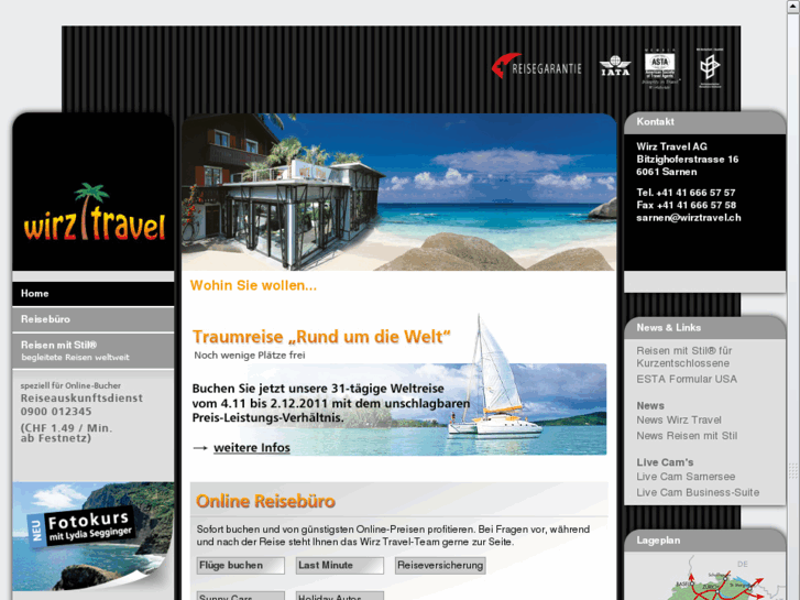 www.wirz-travel.com