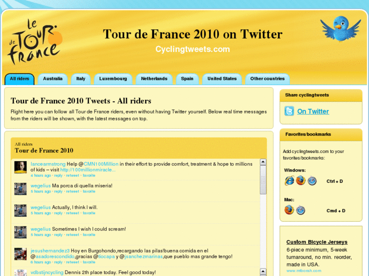 www.cyclingtweets.com