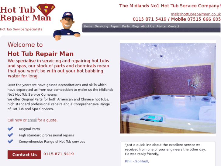 www.hottubrepairman.com
