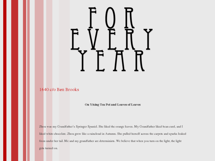 www.foreveryyear.eu