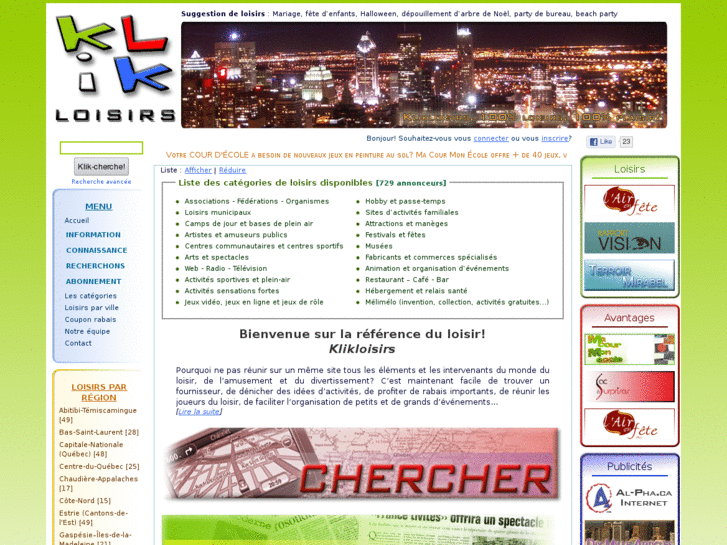 www.klikloisirs.com