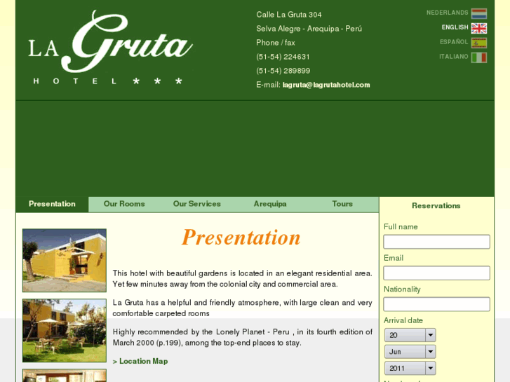 www.lagrutahotel.com