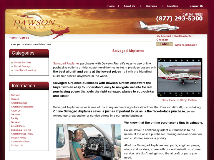www.salvagedairplanes.com