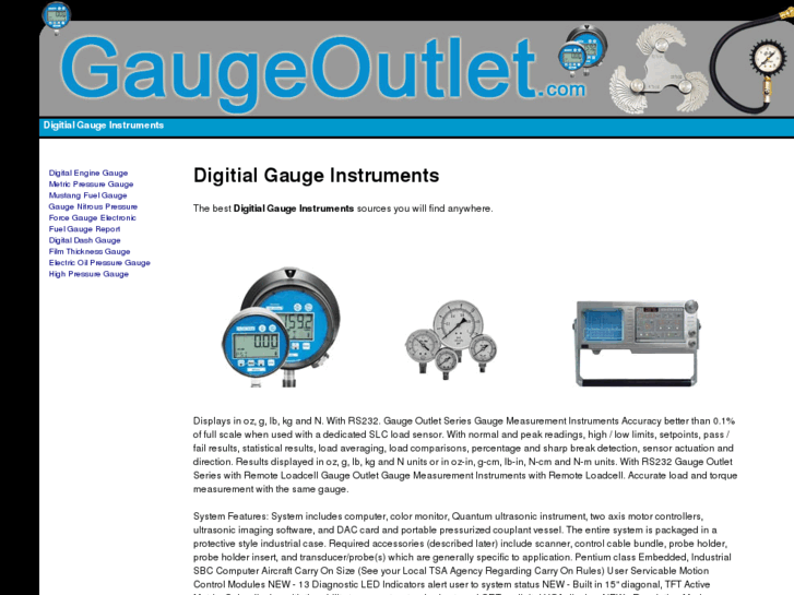 www.gaugeoutlet.com