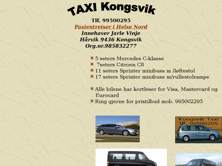 www.taxikongsvik.no
