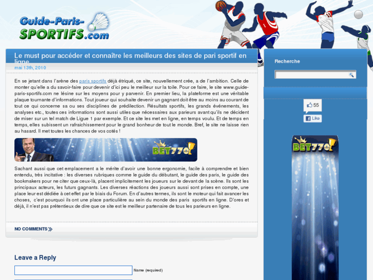 www.guide-paris-sportifs.com