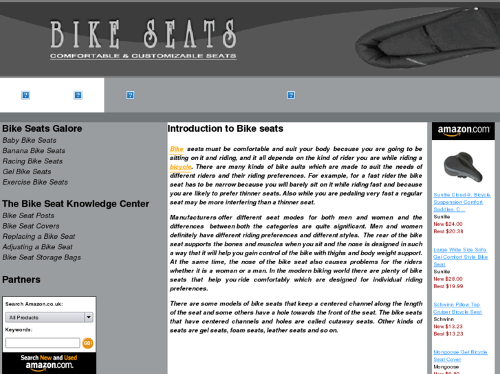 www.bike-seats.net