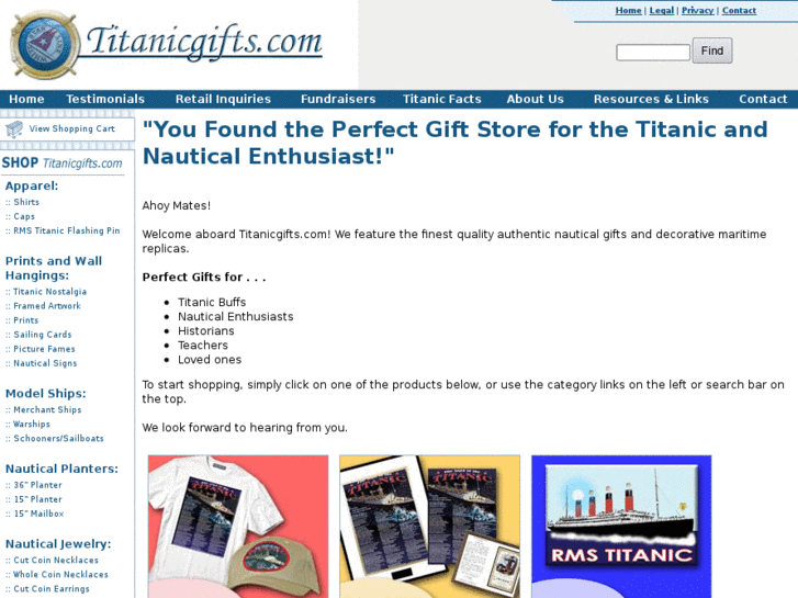www.titanicgifts.com