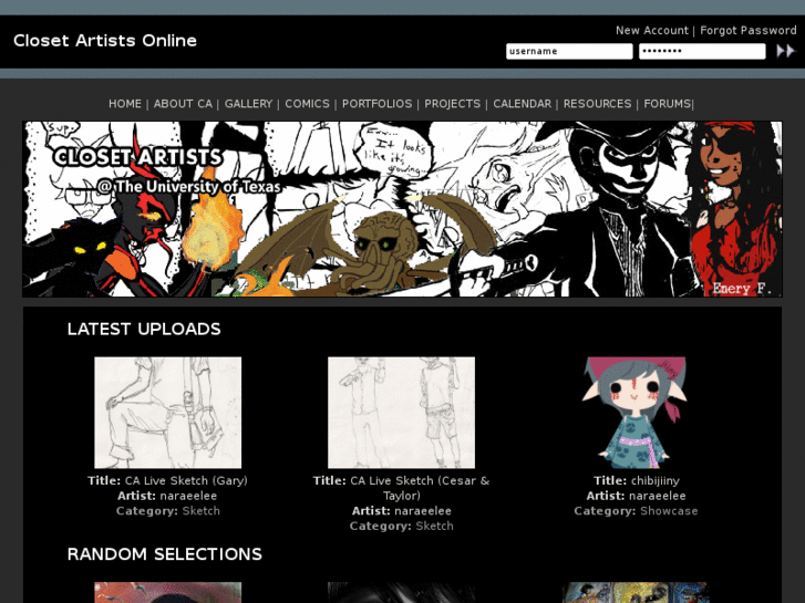 www.closet-artists.com