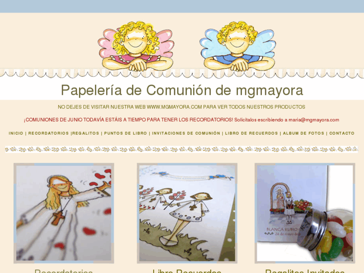 www.recordatoriosprimeracomunion.com