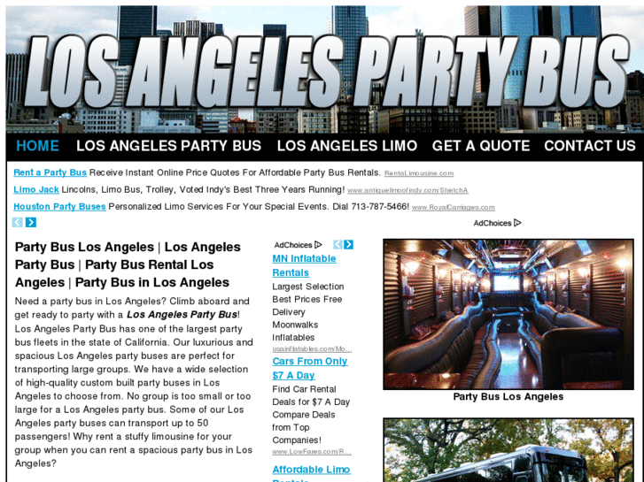 www.thelosangelespartybus.com