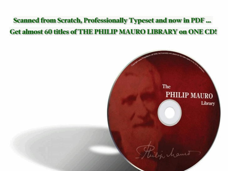 www.philipmauro.net