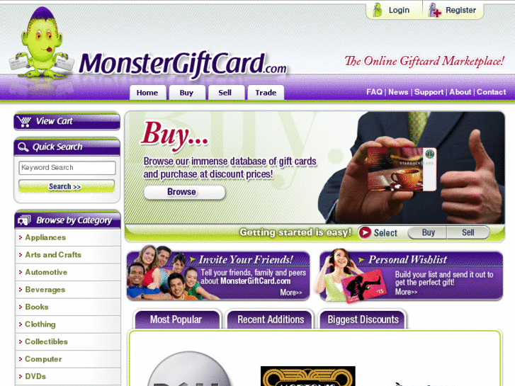 www.monstergiftcard.com