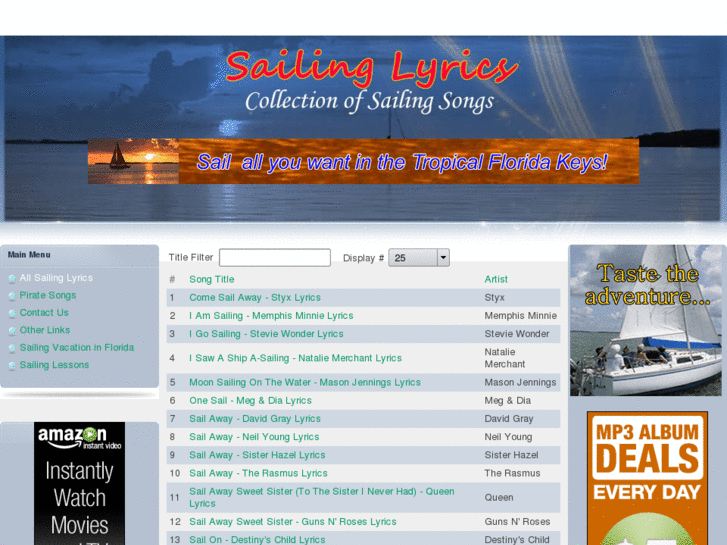 www.sailinglyrics.com