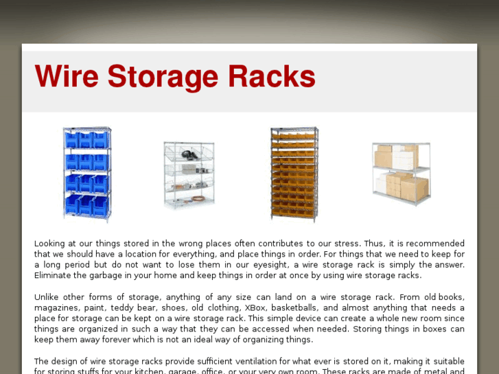 www.wirestorageracks.com