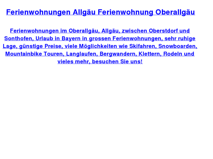 www.ferienwohnungen-oberallgaeu.com