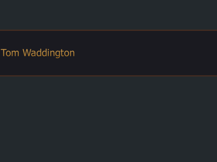 www.tomwaddington.com