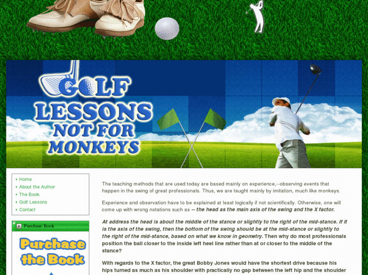 www.golflessonsnotformonkeys.com