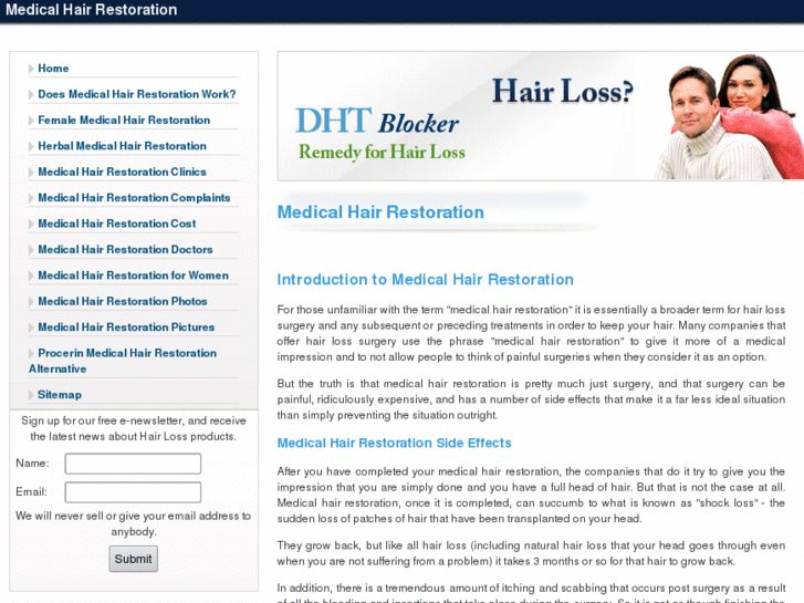 www.medicalhairrestoration.biz