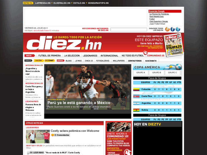 www.diez.hn