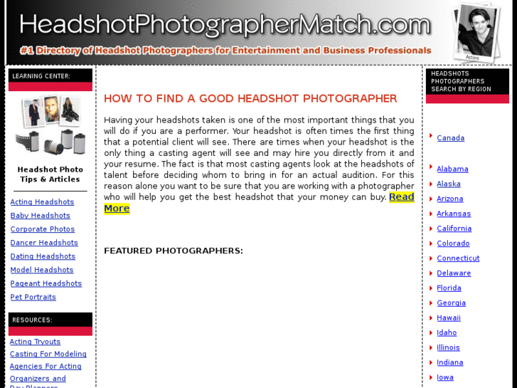 www.headshotphotographermatch.com