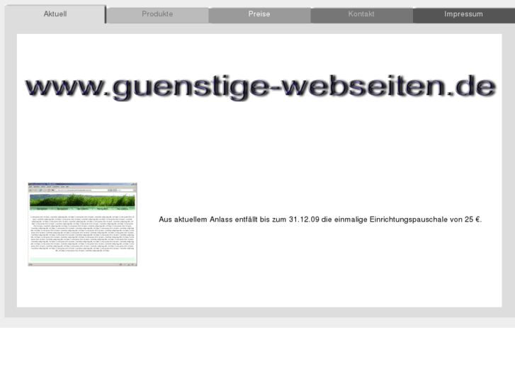 www.guenstige-webseite.com