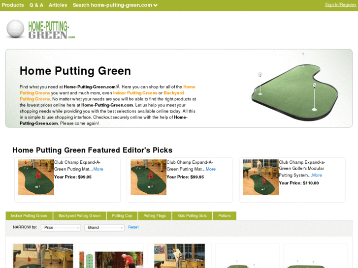 www.home-putting-green.com